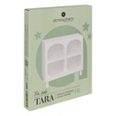 ESTANTERIA TARA BLANCA 4 HUECOS