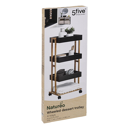 MUEBLE AUXILIAR NORDICO NEGRO