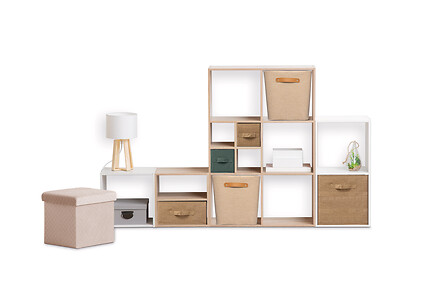 CESTO ROUNDY BEIGE 31CM