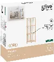 ESTANTE ESQUINA KORD 4 NIVELES