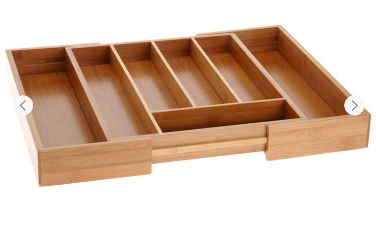 ORGANIZADOR PARA CUBIERTOS BAMBÚ