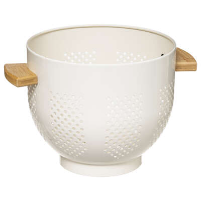 ESCURRIDOR DE METAL D20 CM &quot;MODERN COLOR&quot; BLANCO