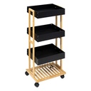 MUEBLE AUXILIAR NORDICO NEGRO