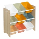 MUEBLE DE ALMACENAJE PLAY CON 9 CONTENEDORES