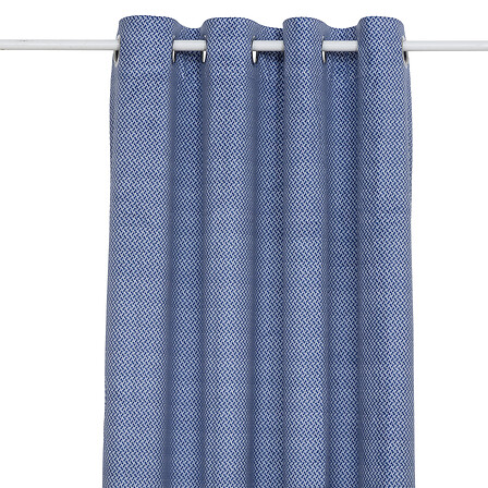 CORTINA OPACA YUPI 135 X 260 CM TERCIOPELO AZUL ÍNDIGO