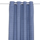CORTINA OPACA YUPI 135 X 260 CM TERCIOPELO AZUL ÍNDIGO