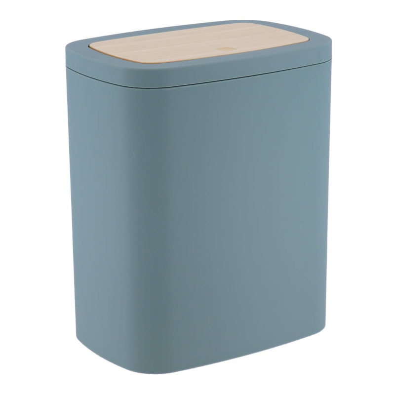 CUBO BASURA BAMBÚ 5L VERDE SALVIA