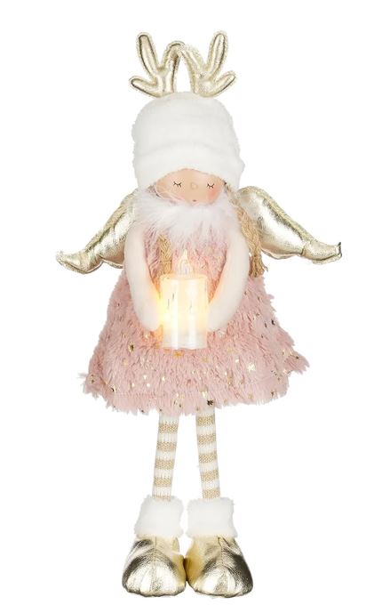 ANGEL ROSA LUZ LED