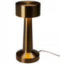 LÁMPARA MESA DORADA RECARGABLE