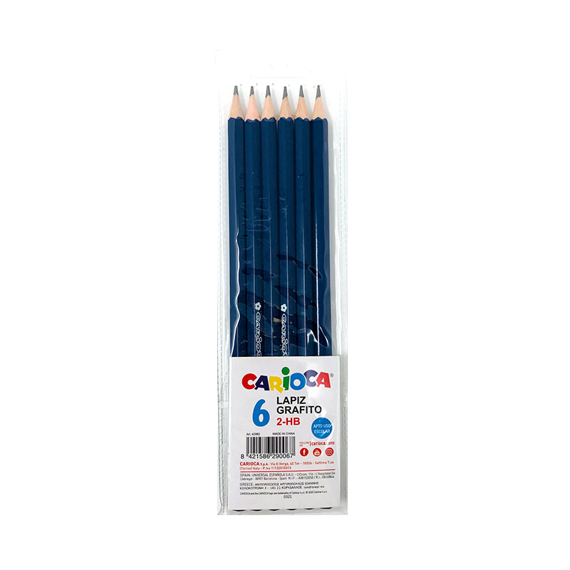 SET 6 LAPICEROS GRAFITO