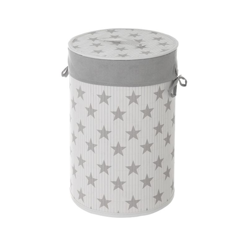 CESTO STARS BAMBÚ Y TELA
