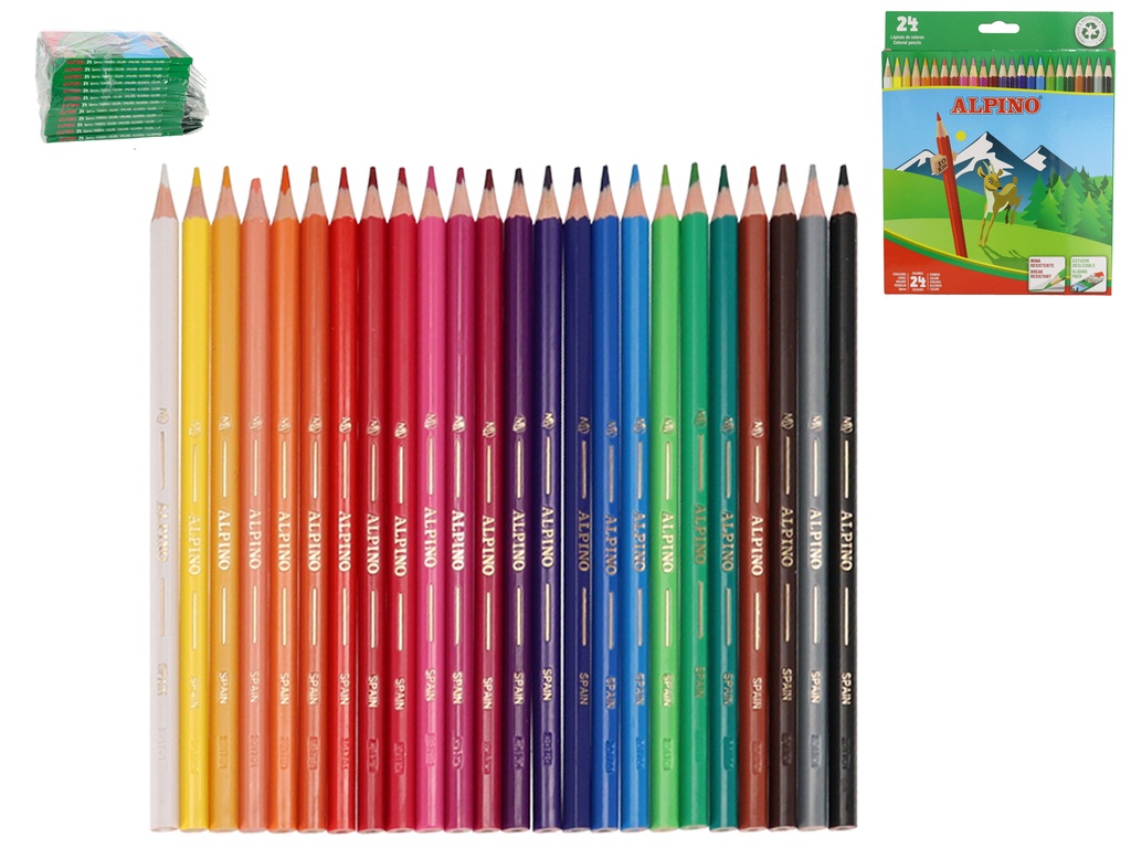 SET 24 LAPICES ALPINO