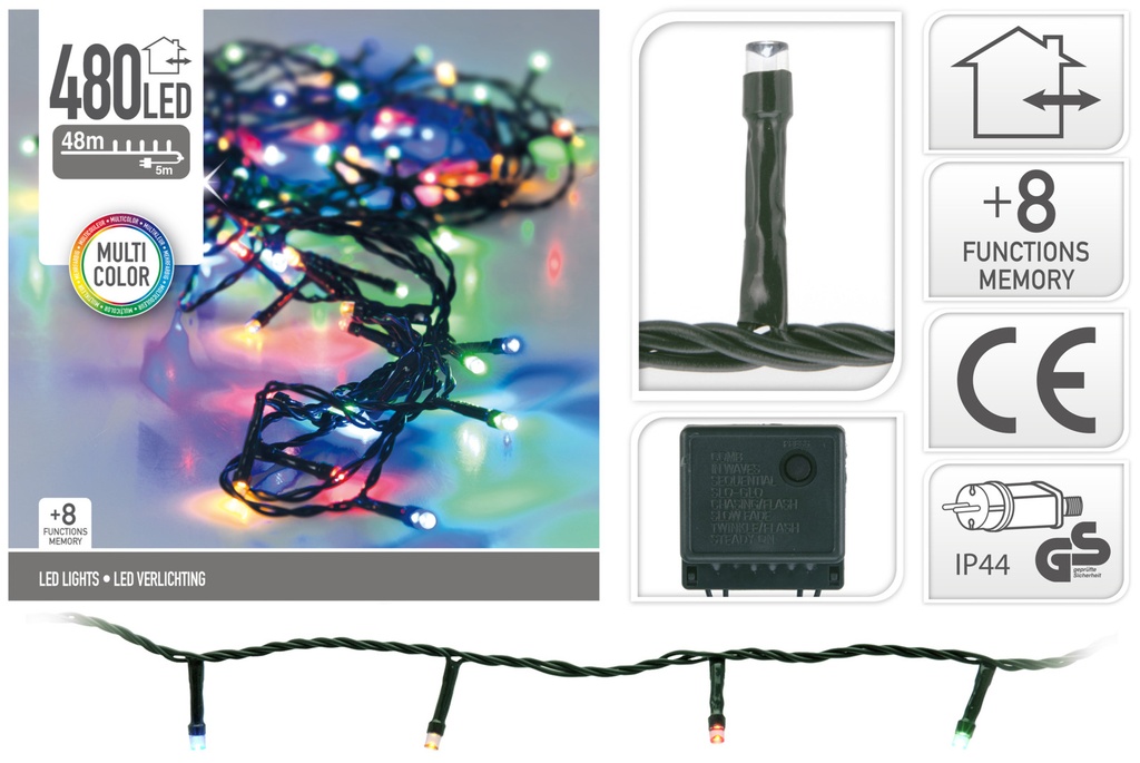 GUIRNALDA 480 LED MULTICOLOR