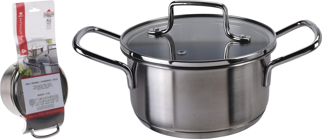 CACEROLA INOX DE 16 CM