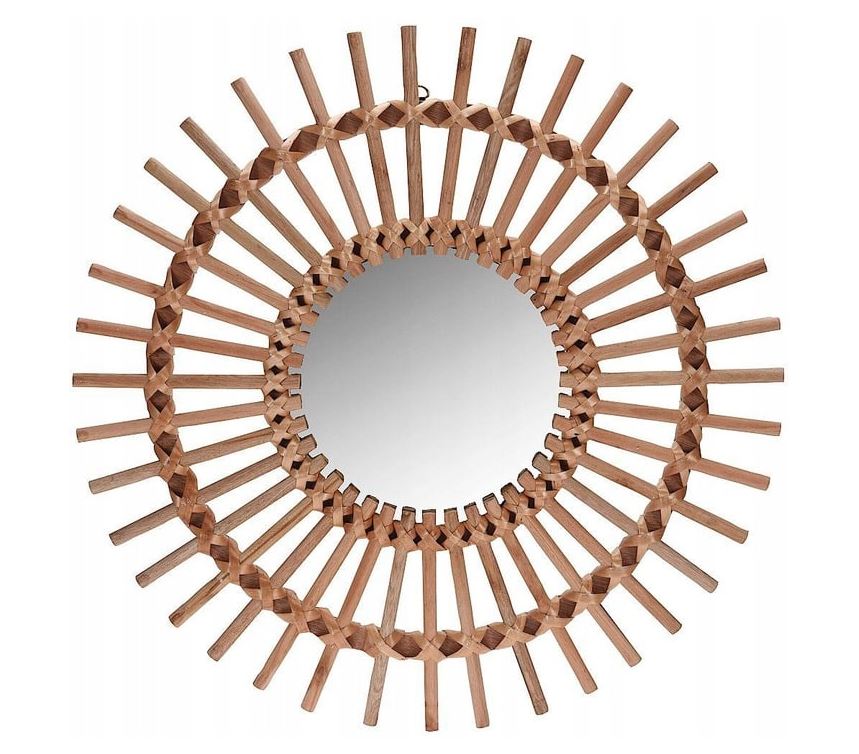 ESPEJO MADERA 50CM.