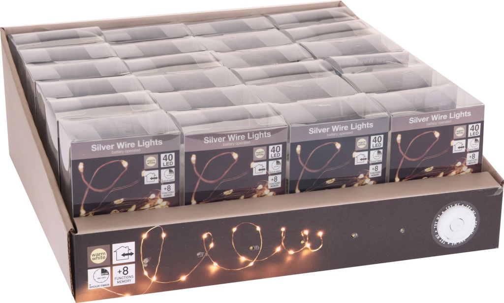 GUIRNALDA BOLITAS 40LED IP44