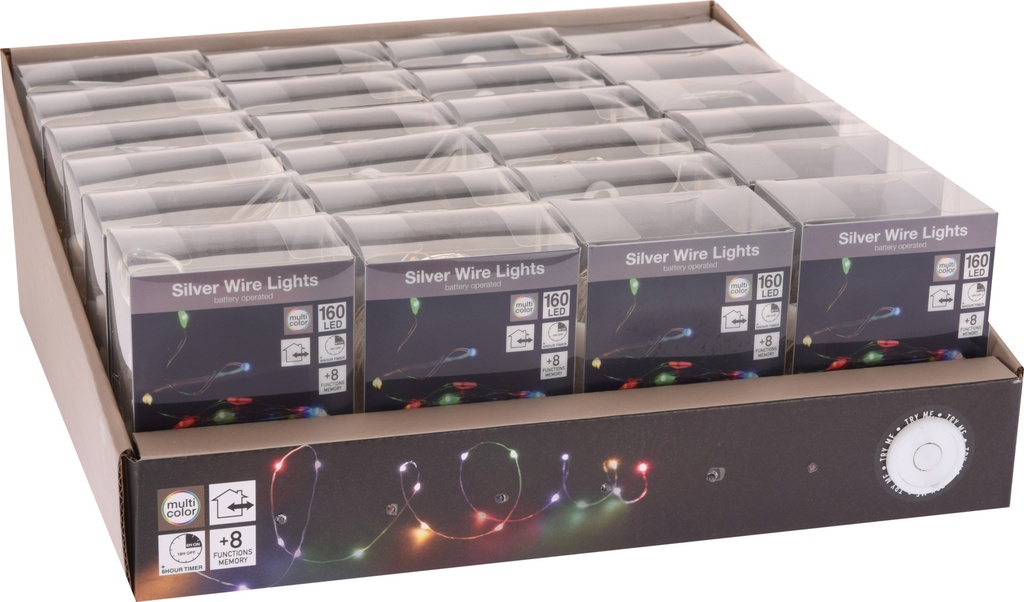 GUIRNALDA BOLITAS 160LED MULTICOLOR