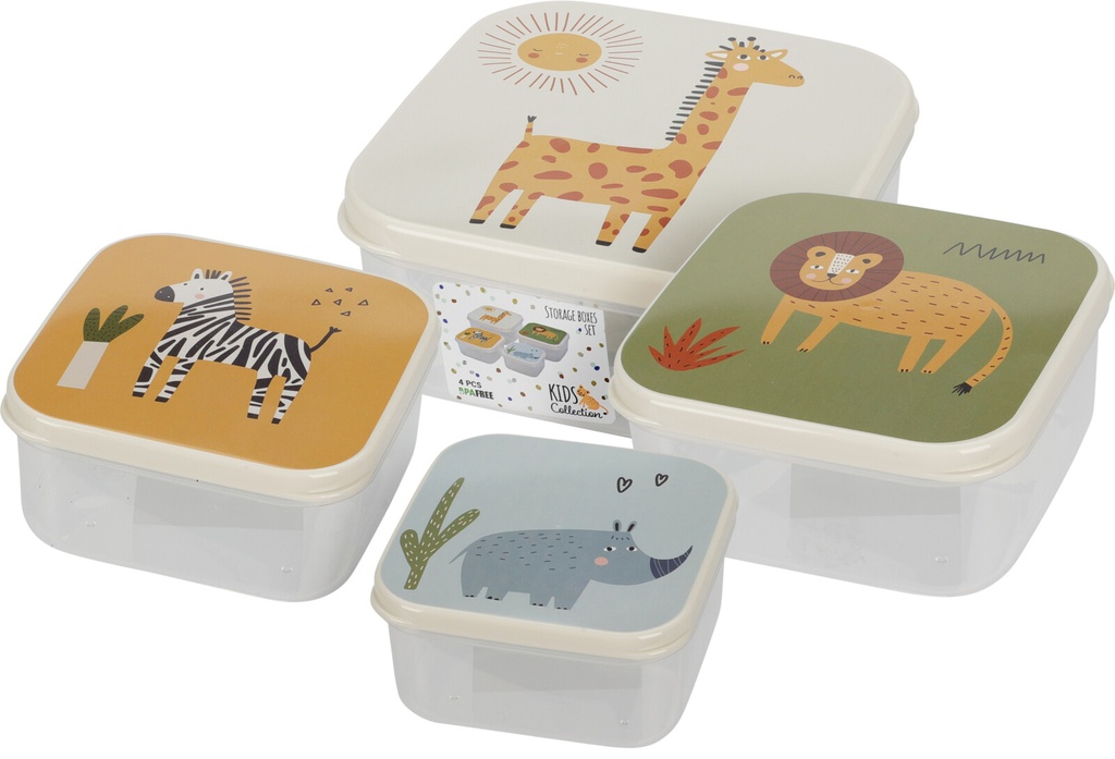 SET 4 FIAMBRERAS PLASTICO