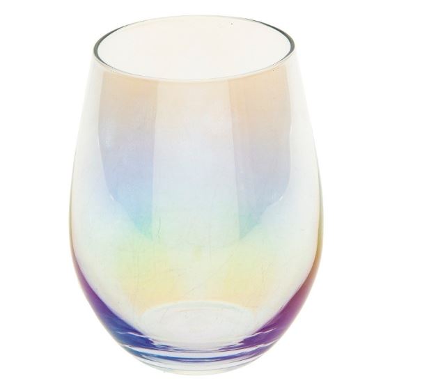 VASO CRISTAL IRIDISCENTE