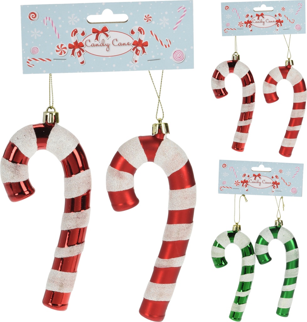SET 2 BASTONES COLGANTES 13CM