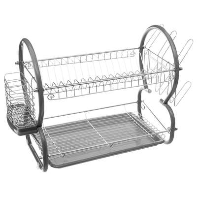 [146478JJ] ESCURREPLATOS DOS NIVELES INOX