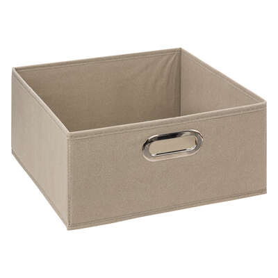 [138886OJJ] CAJA DE ALMACENAMIENTO DE LINO 31X15CM