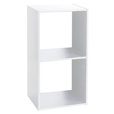 [138967CJJ] ESTANTERÍA 2 COMPARTIMENTOS BLANCA