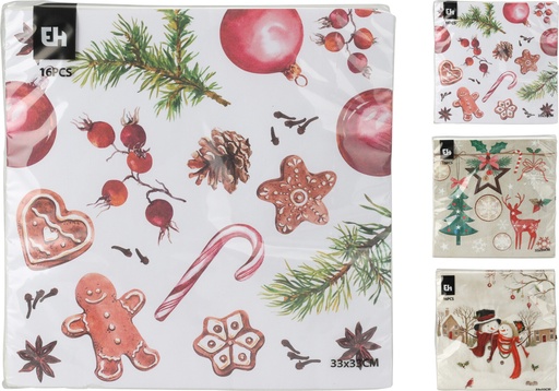 [602500450] SET 16 SERVILLETAS PAPEL