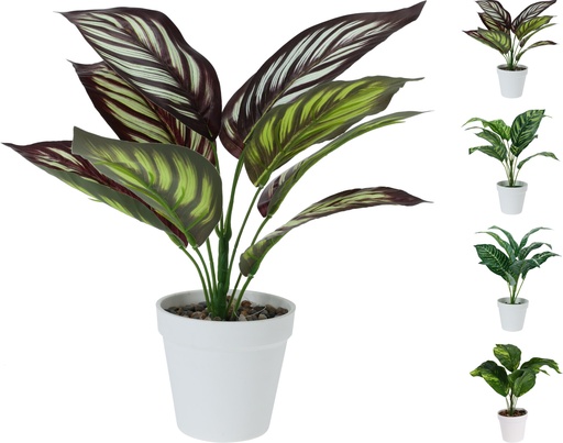 [PL4002430] PLANTA ARTIFICIAL MACETERO BLANCO