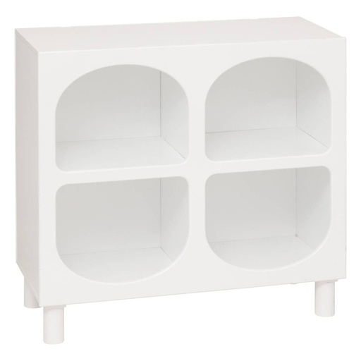 [205868JJ] CÓMODA INFANTIL BLANCA 4 HUECOS