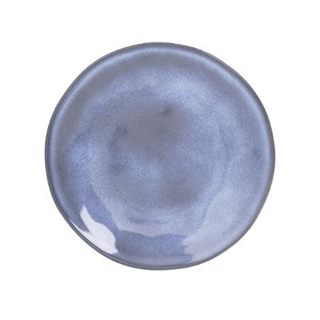 [154385AJJ] PLATO POSTRE CERÁMICA AZUL