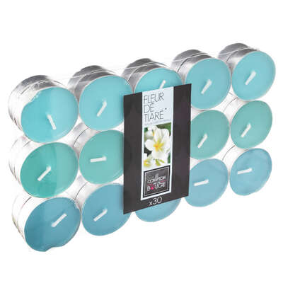 [161646IJJ] SET 30 VELAS TE FLOR DE TIARÉ