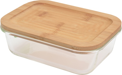 [170458300] FIAMBRERA TAPA BAMBÚ CRISTAL 640 ML