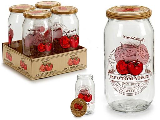 [21126AR] TARRO CONSERVA 1000 CC TOMATE