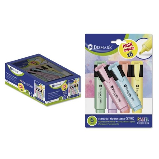 [327742PA] BLISTER 6 SUBRAYADORES PASTEL