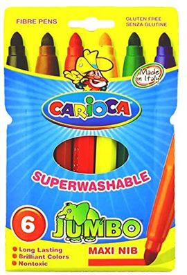 [40568TC] Pack 6 Rotuladores Carioca Jumbo