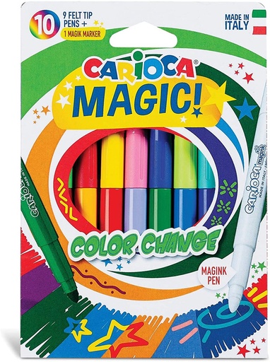 [42737TC] SET 10 ROTULADORES CAMBIA COLOR