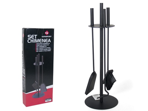 [553018G] Set Chimenea 4 Piezas - Hierro