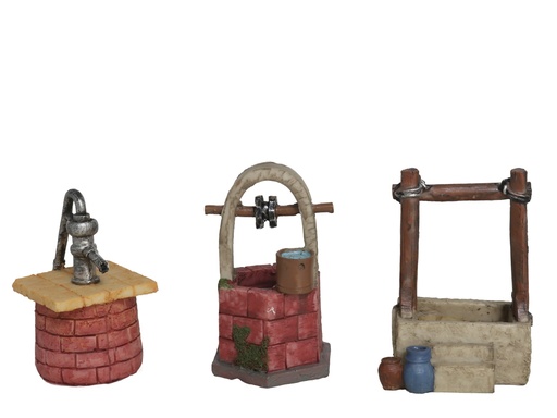 [580328G] POZO BELEN RESINA - 12CM
