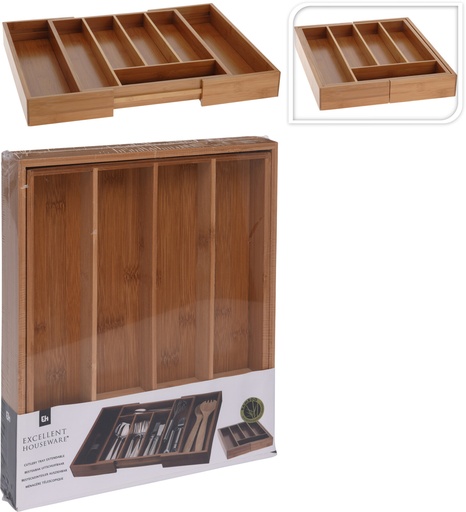 [BA2000020] Organizador Para Cubiertos Bambú