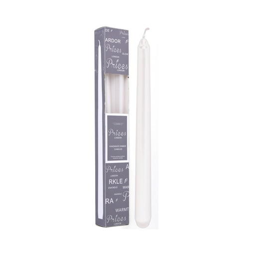 [ACC673930] SET 2 VELAS BLANCAS 25 CM