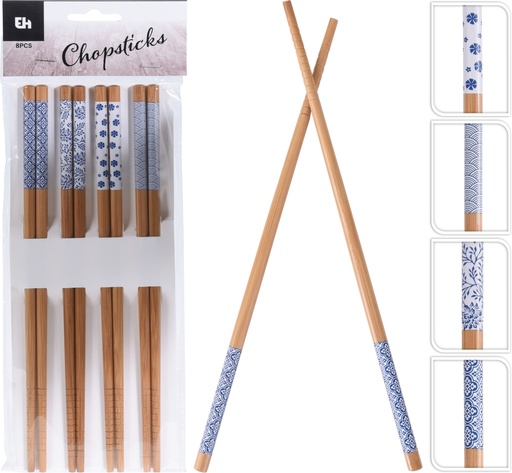 [CY4656280] SET 8 PALILLOS CHINOS BAMBÚ