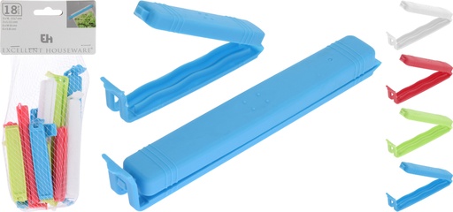 [101000920] BLISTER 18 PINZAS CIERRA BOLSAS