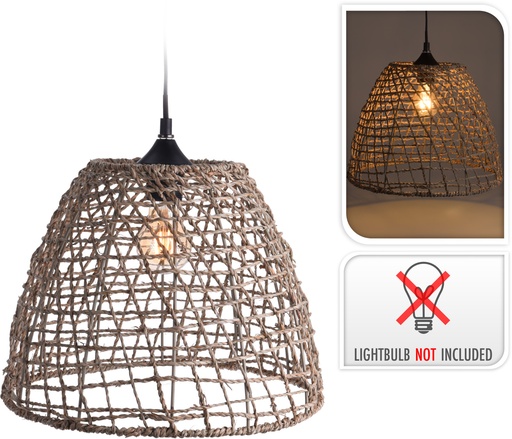 [HZ1960520] LÁMPARA COLGANTE CUERDA 35 CM