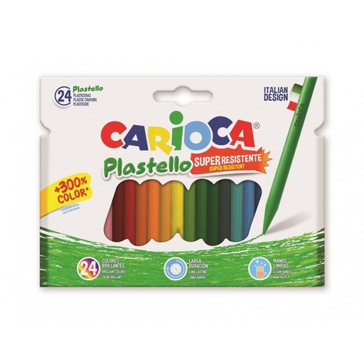 [42880TC] Caja 24 Ceras Carioca Color