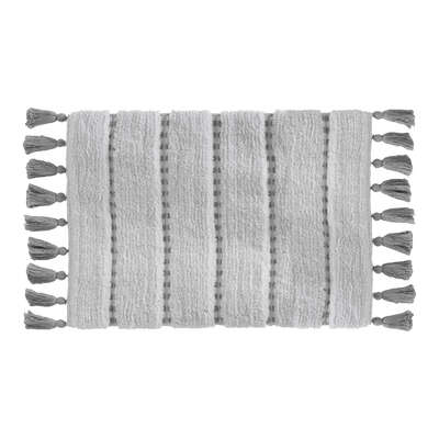 [174631BJJ] ALFOMBRA ALGODÓN GRIS 50X75CM