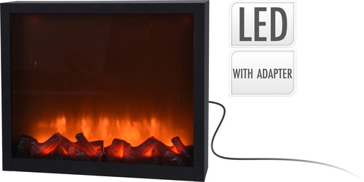 [ADA100100] CHIMENEA EFECTO REAL LED 41X25CM