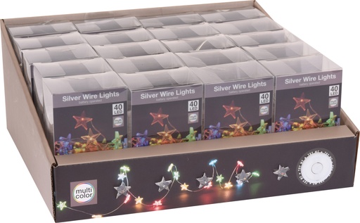 [AX9720620] GUIRNALDA ESTRELLAS 40LED MULTICOLOR