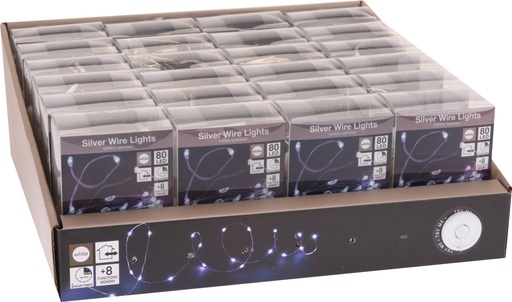 [AX9720720] GUIRNALDA BOLITAS 80LED BLANCA