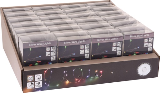 [AX9720910] GUIRNALDA BOLITAS 40LED MULTICOLOR